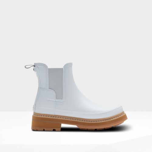 Hunter Refined Stitch Detail Chelsea Boots For Womens - NZ W8079